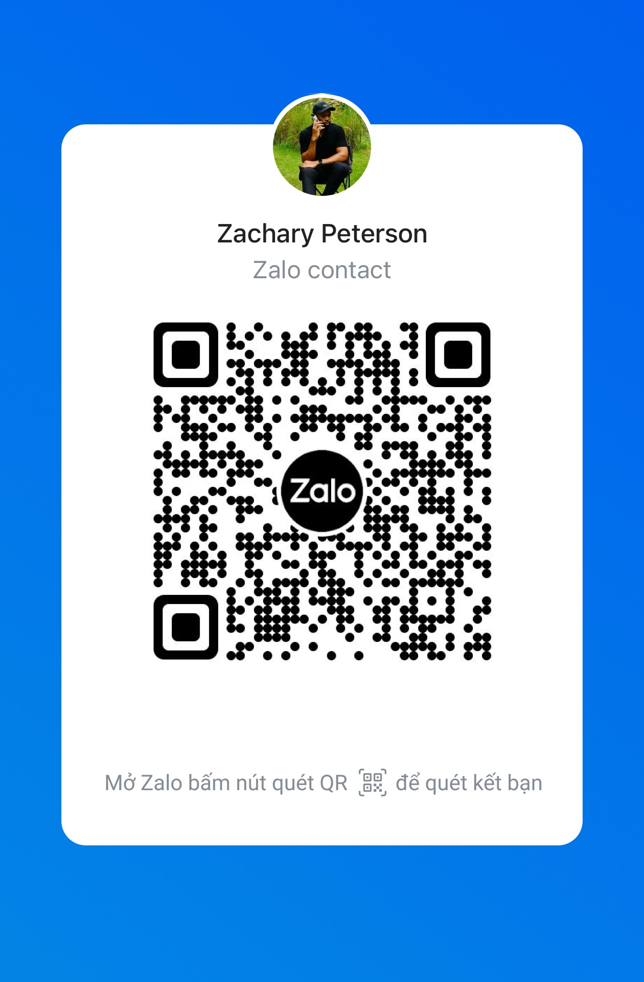 Zachary Peterson — Zalo QR